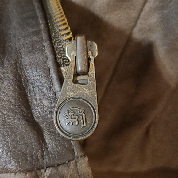 Vintage Cougar International Genuine Leather Bomber Jacket XL - Picture 7 of 9